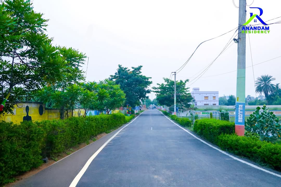 Top-Down View - Completed Internal Paver Block Roads